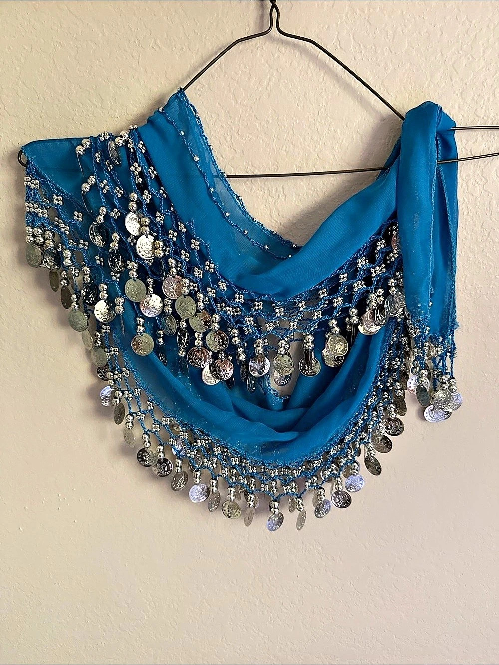 Blue Coin Belt
